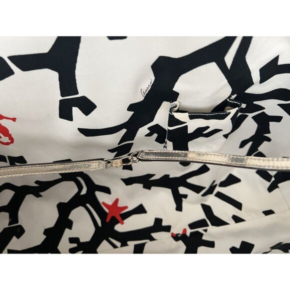 Gucci XL Bamboo Raffia Tote Bag With Gold-Tone Hardware & Leather Trim - Picture 6 of 13